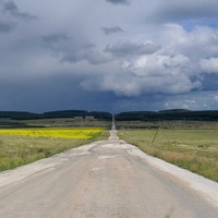 Подъезд к Ларино из Башкирии