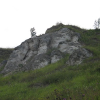 белый камень на Кочебахтинской горе