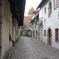 Переулок Катарины, фасады жилых домов XV – XVII веков.
