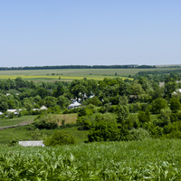 Понорама села Велика Русава