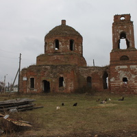 Обоянь. Разрушенная церковь Ильи Пророка.