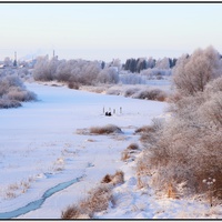 Зимняя рыбалка на Цне.