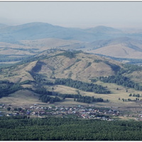 Вид деревни Кусимово