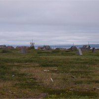 Поселок Петровская Коса со стороны моря