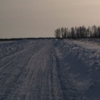 зимняя дорога на Пузинерь