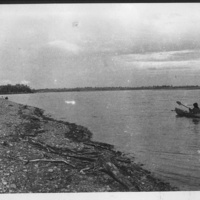 Индигирка, вблизи устья Большого Тарына. Июль 1963 год.