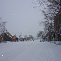 улица Советская зимой
