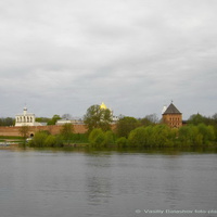 Новгород. Кремль, панорама Софийского собора