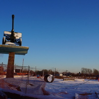 Памятник «Пушка» в честь  60-летия битвы за Москву