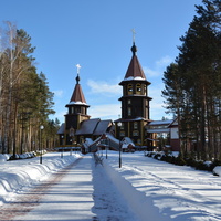 Храм Благовещения г.Саянска в феврале 2015 года