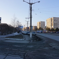 На проспекте Ленина.