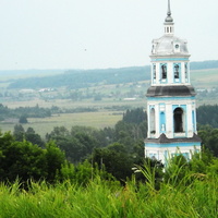 Церковь, вид с горы