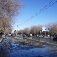 На Новотроицком шоссе.