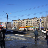 На проспекте Ленина.