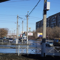 Перекрёсток на проспекте Ленина.