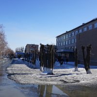 На проспекте Ленина.