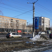 На проспекте Ленина.