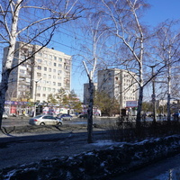 На проспекте Ленина.