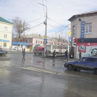 На площади Гагарина.