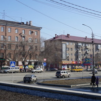 На проспекте Ленина.