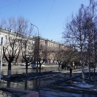 На проспекте Ленина.