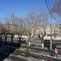 На проспекте Ленина.