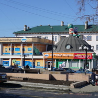 На проспекте Ленина.