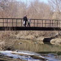 Пешеходный мост.