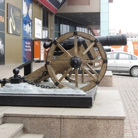 Макет пушки времен Северной Войны начала 18 века