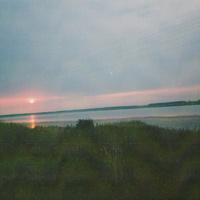 Закат над озером Долгое