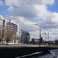 На проспекте Ленина.