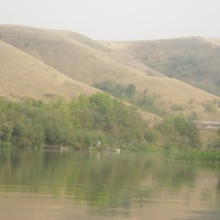 Вид с реку Свияга на горы