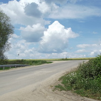 Дорога в город Ливны