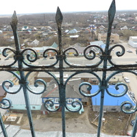 Вид на Туму с колокольни Троицкого храма.