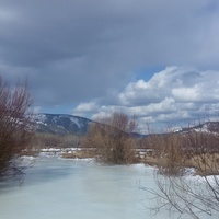 Река "Голоустная" весной