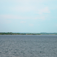 Вид на Старооскольское водохранилище
