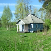 деревянная Казанская часовня в деревне Залустежье