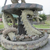 Фонтан Дракон на улица Дегтярева, Ломоносов