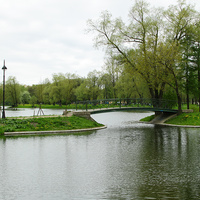 Мостик в парке Победы