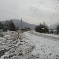 Зимняя дорога на Маньшу