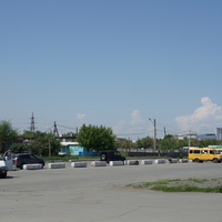 На автовокзале.