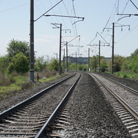 ж\д пути...на Москву.