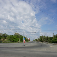 Дорога на Первомайский.