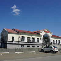 Здание вокзала.Никель.