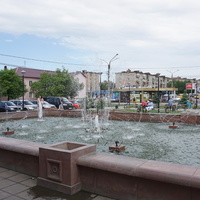 Фонтан на площади Васнецова.