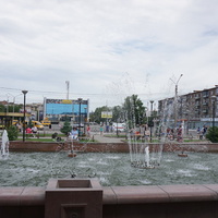 Красивый фонтан.