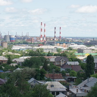 Панорама города.