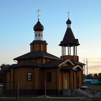 Деревянная Покровская церковь в селе Федосеевка