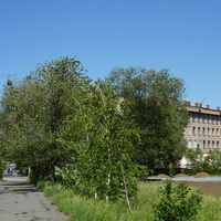 Аллея на Советской.