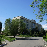 Здание городской администрации...